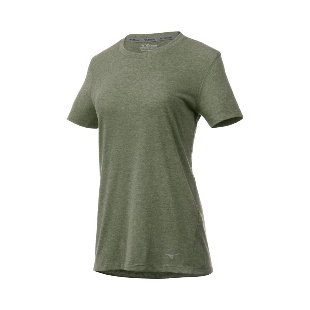 Camisetas Mizuno Inspire Para Mujer Verdes 8041267-QT